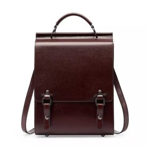 Cartable vintage en cuir
