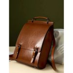 Cartable pour homme en cuir