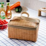 panier picnic design rotin