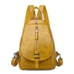 Petit sac à dos femme en cuir