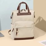 sac à dos en tissu et cuir