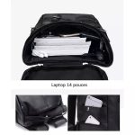 sac de ville cuir synthétique homme