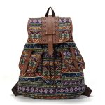 sac à dos femme en toile imprimée