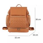 sac à langer imperméable en cuir