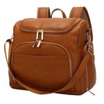 sac à dos pratique en cuir