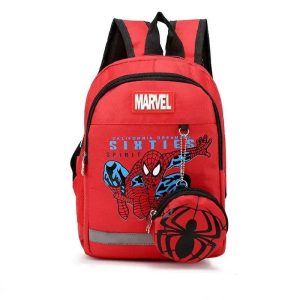 Sac À Dos Maternelle Spiderman rouge