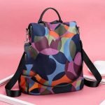 élégance sac à dos multicolore