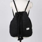 paille tressée sac à dos