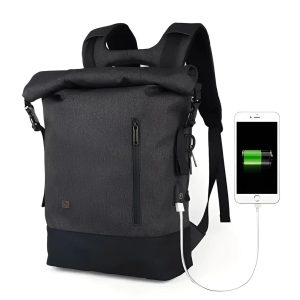 sac à dos roll top homme moderne