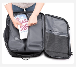 design noir sac à dos