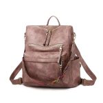 sac à dos élégant marron